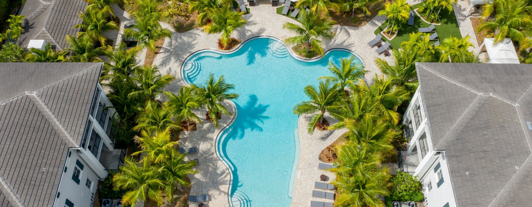 Luxury pool view