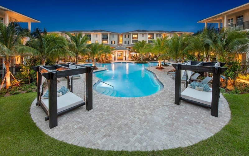 Luxury pool views